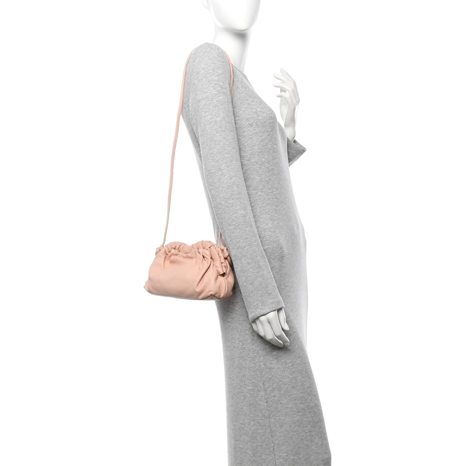 Mansur Gavriel Lambskin Mini Cloud Clutch Dahlia 2 of 9