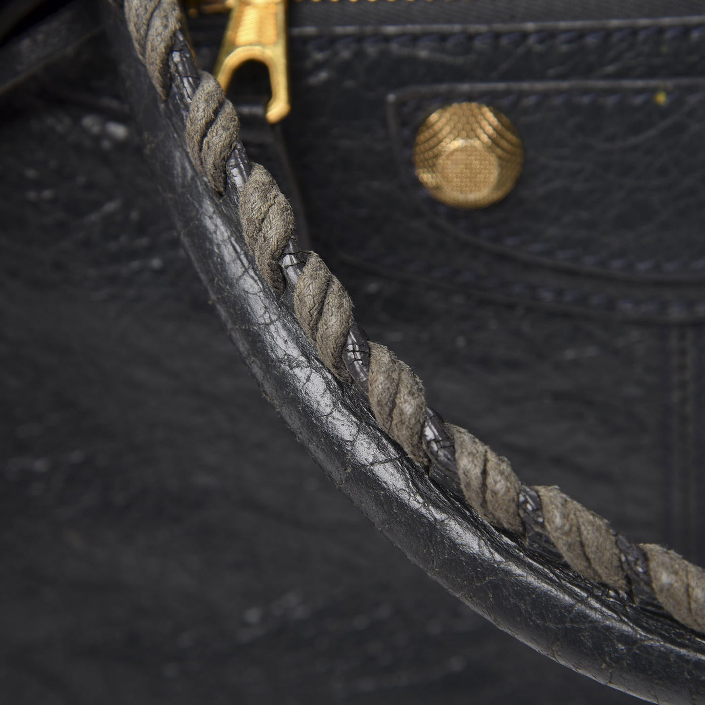 Agneau Giant 12 Gold Hardware Work Anthracite
