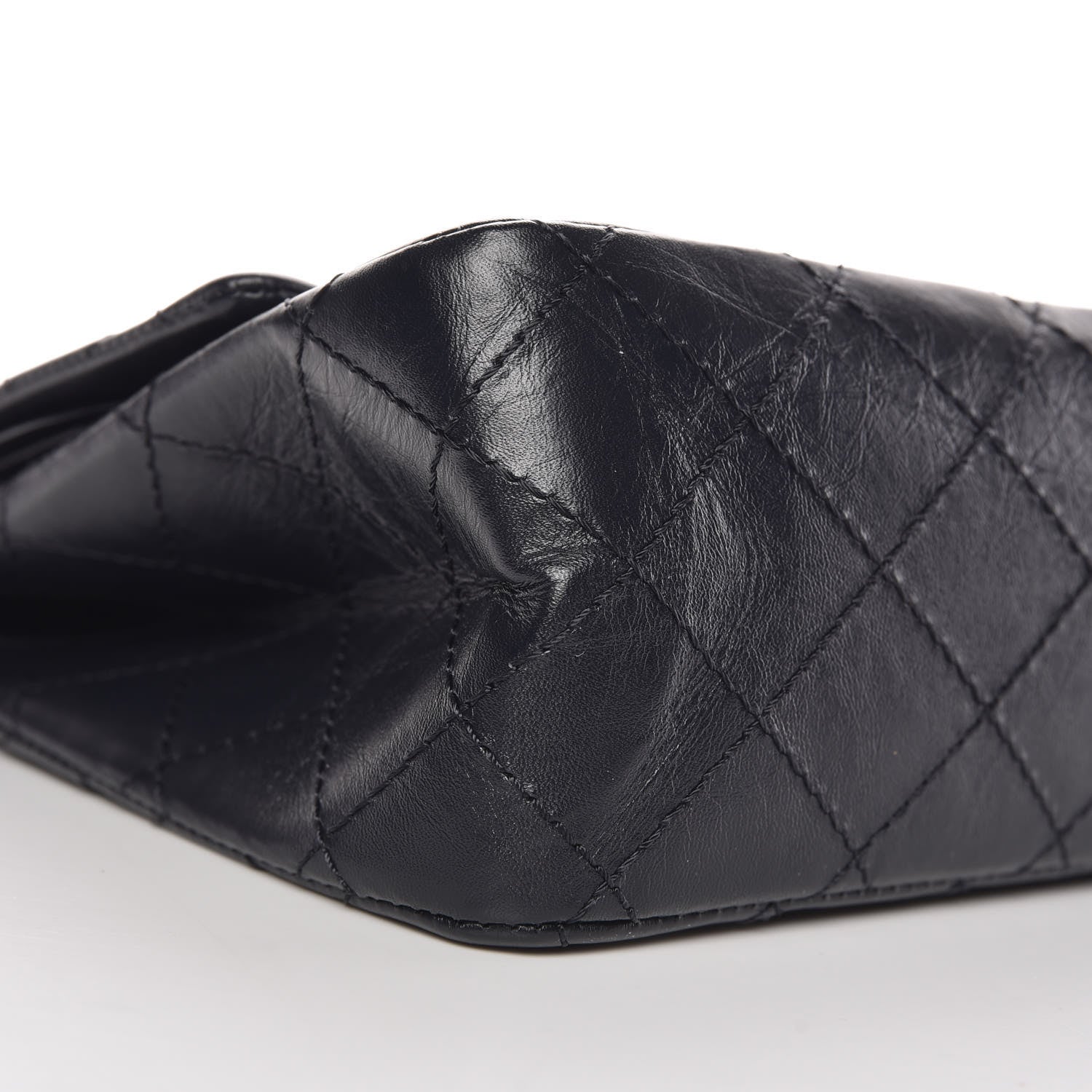 Chanel Aged Calfskin Quilted 2.55 Reissue 226 Flap Navy Blue 6 of 8