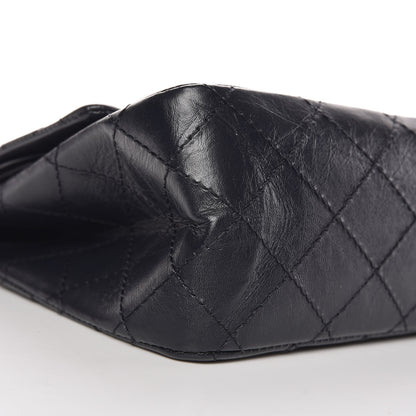 Chanel Aged Calfskin Quilted 2.55 Reissue 226 Flap Navy Blue 6 of 8