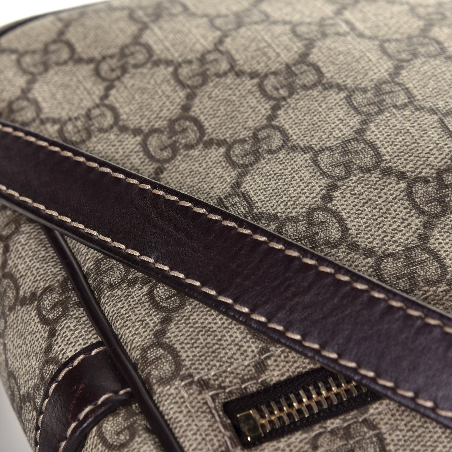 Gucci GG Plus Monogram Messenger Bag Dark Brown 5 of 5