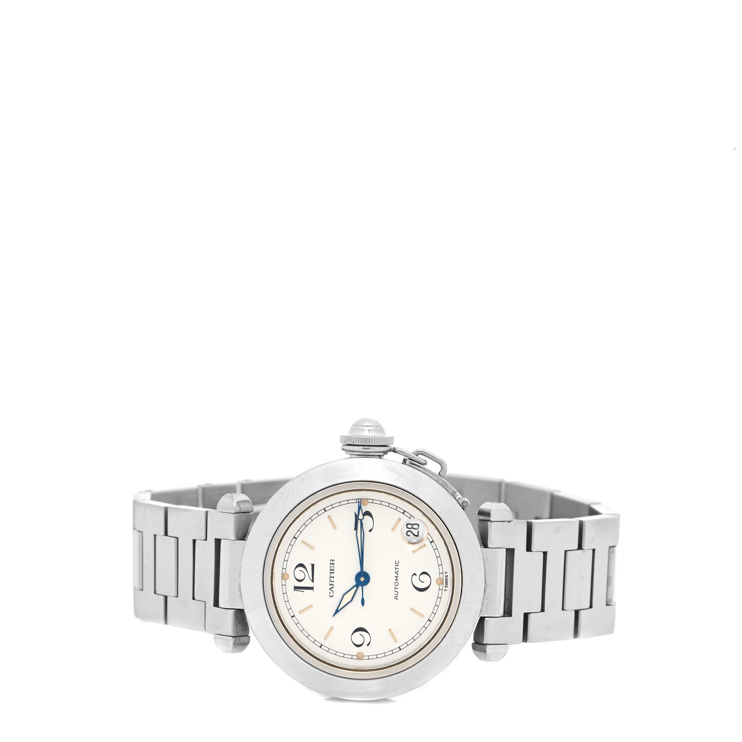 Cartier Stainless Steel 35mm Pasha C Automatic Watch 2 of 4