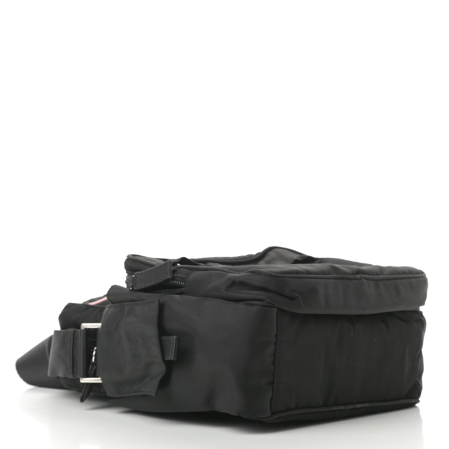 Prada Tessuto Nylon Messenger Black 4 of 13