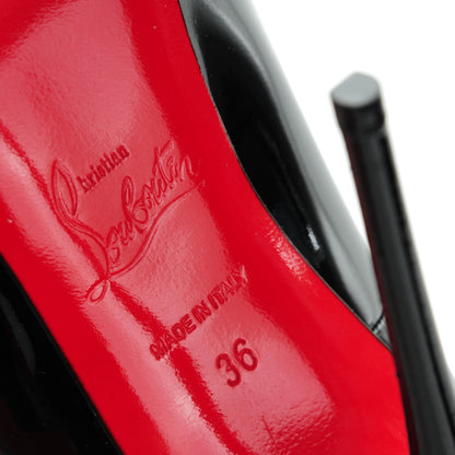 Christian Louboutin Patent So Kate 120 Pumps 36 Black 6 of 7