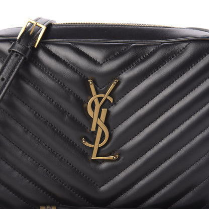Saint Laurent Calfskin Matelasse Monogram Lou Camera Bag Black 10 of 10