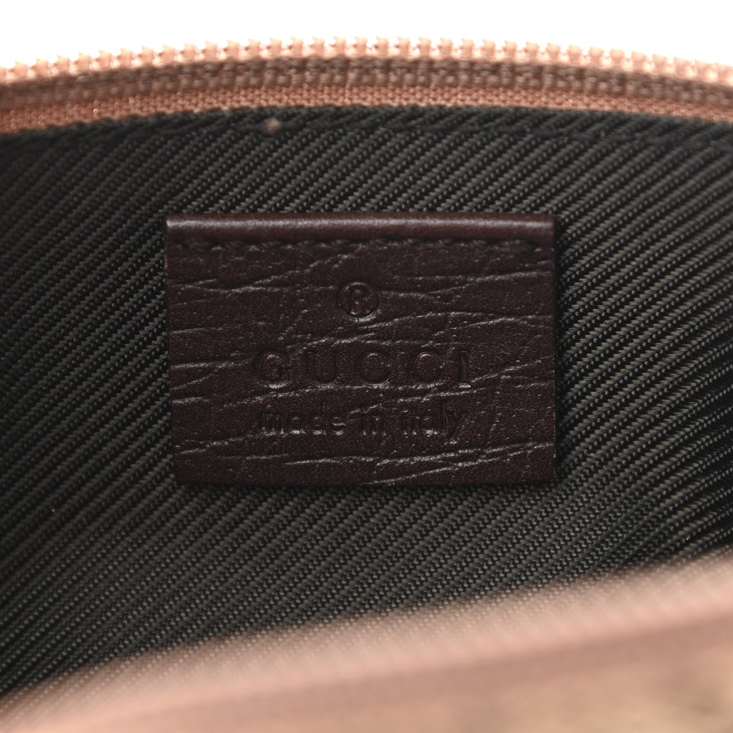 Gucci Monogram Web Boat Pochette Brown 6 of 10