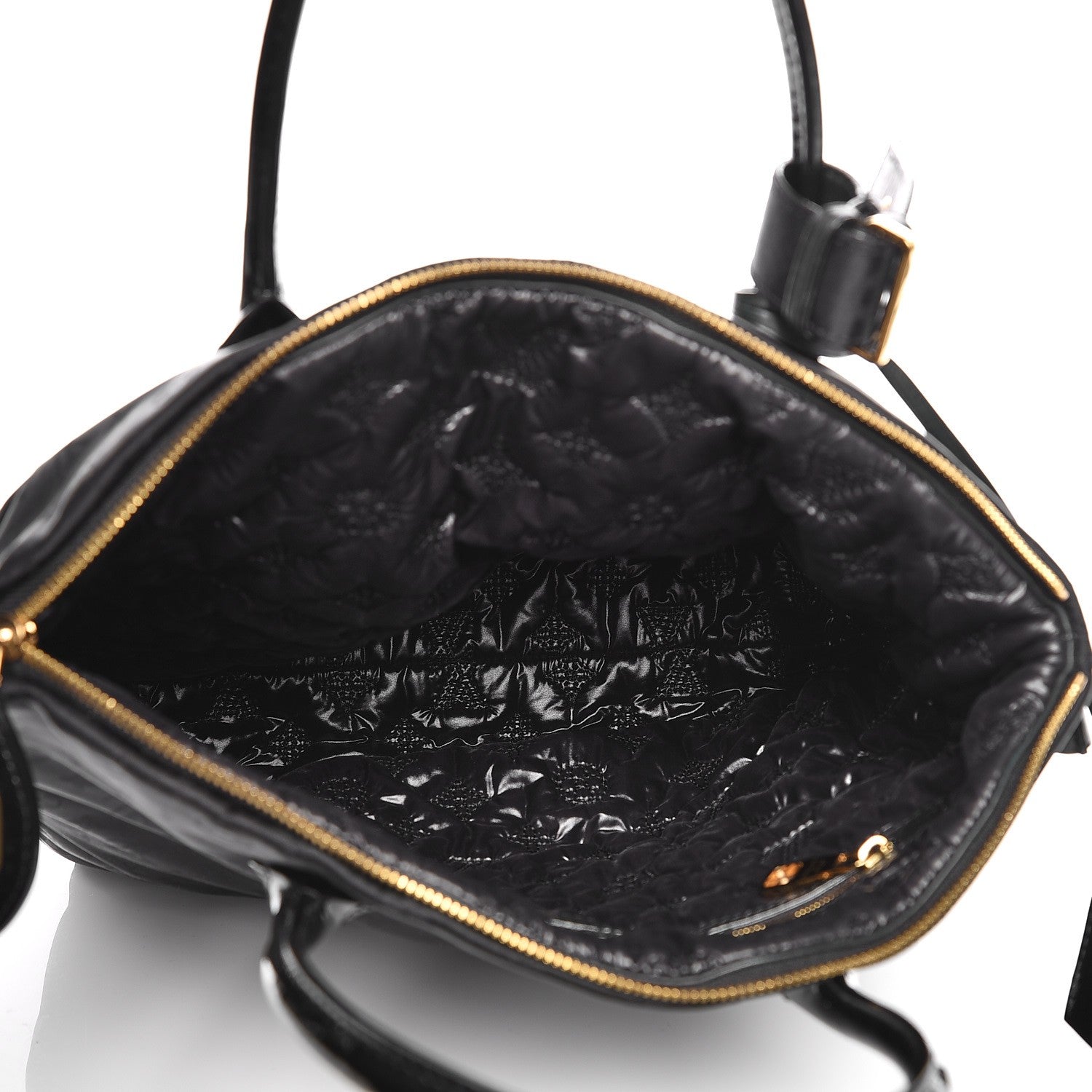 Louis Vuitton Monogram Nylon Desire Lockit Vertical MM Black 5 of 7