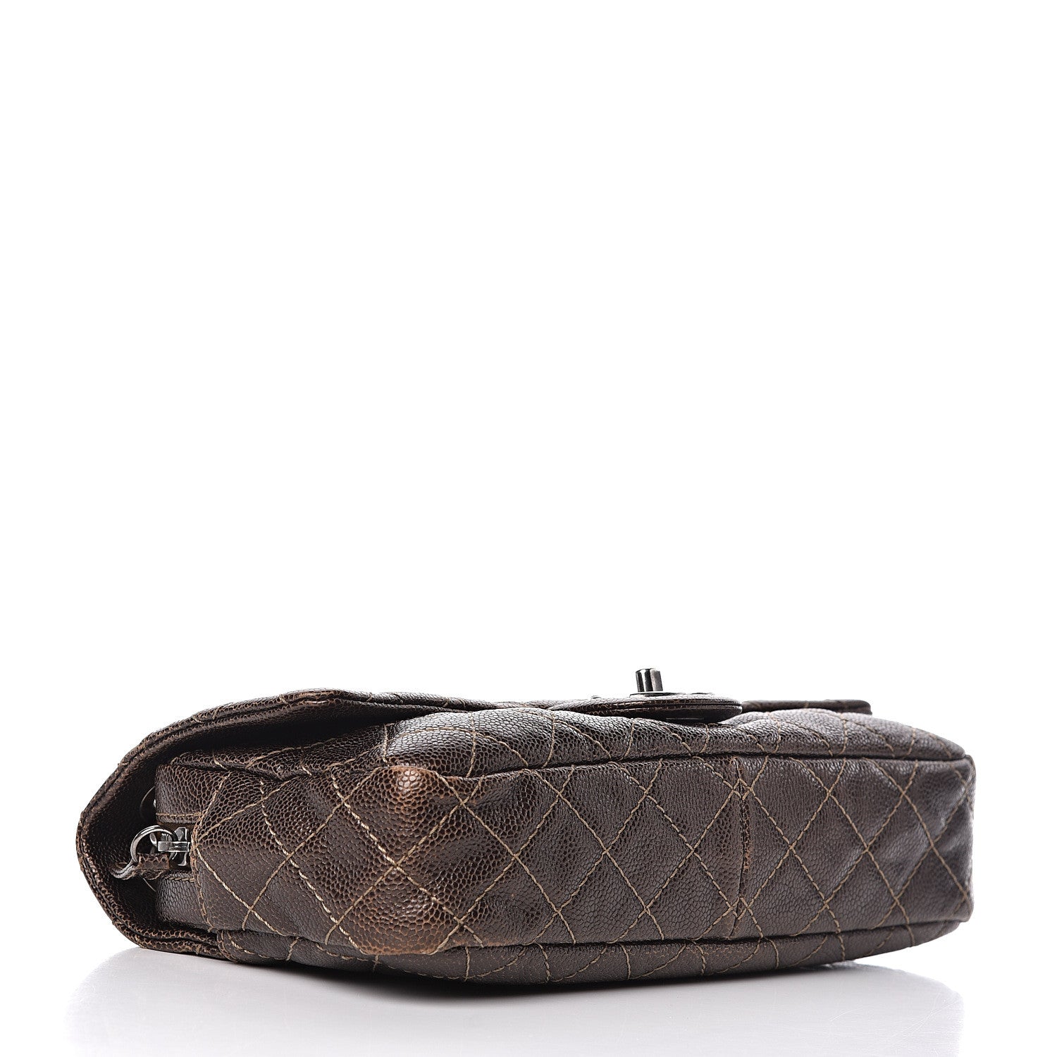 Chanel Iridescent Caviar Quilted Small Chic Flap Brown 4 of 10