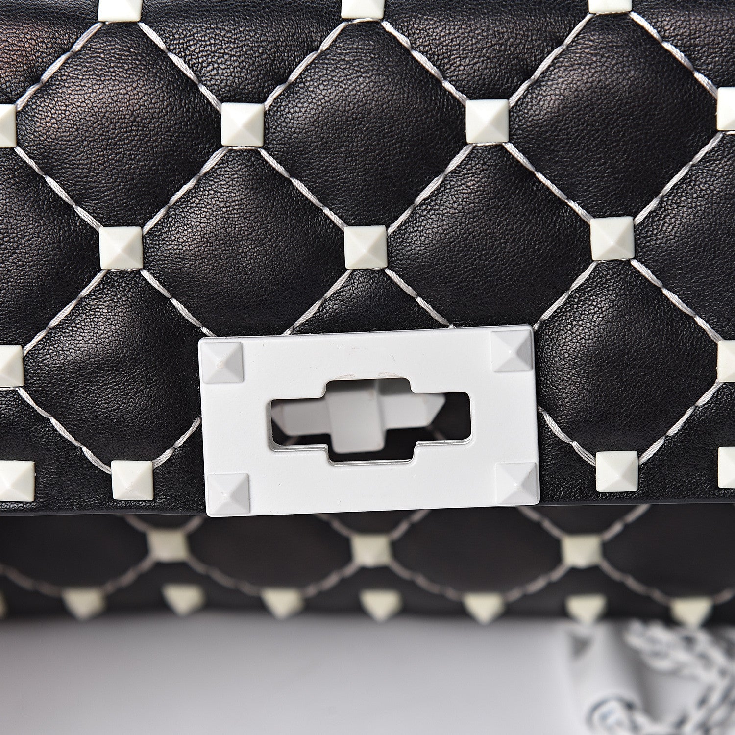 Valentino Garavani Lambskin Small Free Rockstud Spike Shoulder Bag Black 9 of 21