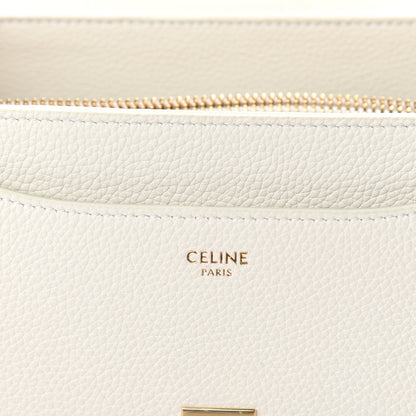 Celine Grained Calfskin Small 16 Top Handle Bag White 8 of 13