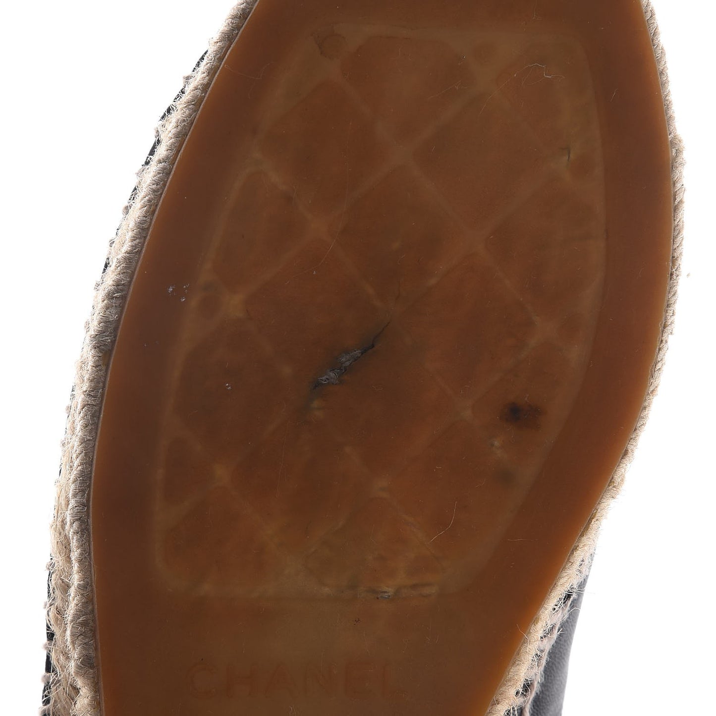 Lambskin CC Espadrilles 41 Black