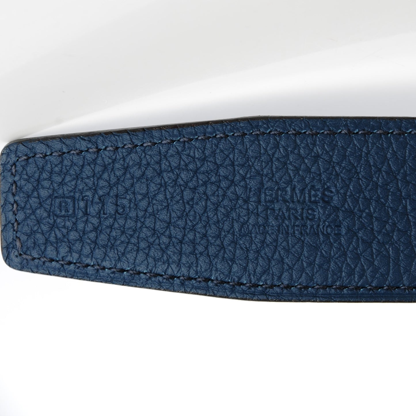 Box Togo 32mm Calandre H Belt 115 Bleu Ocean