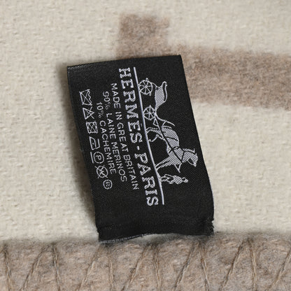 Hermes Wool Cashmere Avalon III Blanket Coco Camomille 3 of 3