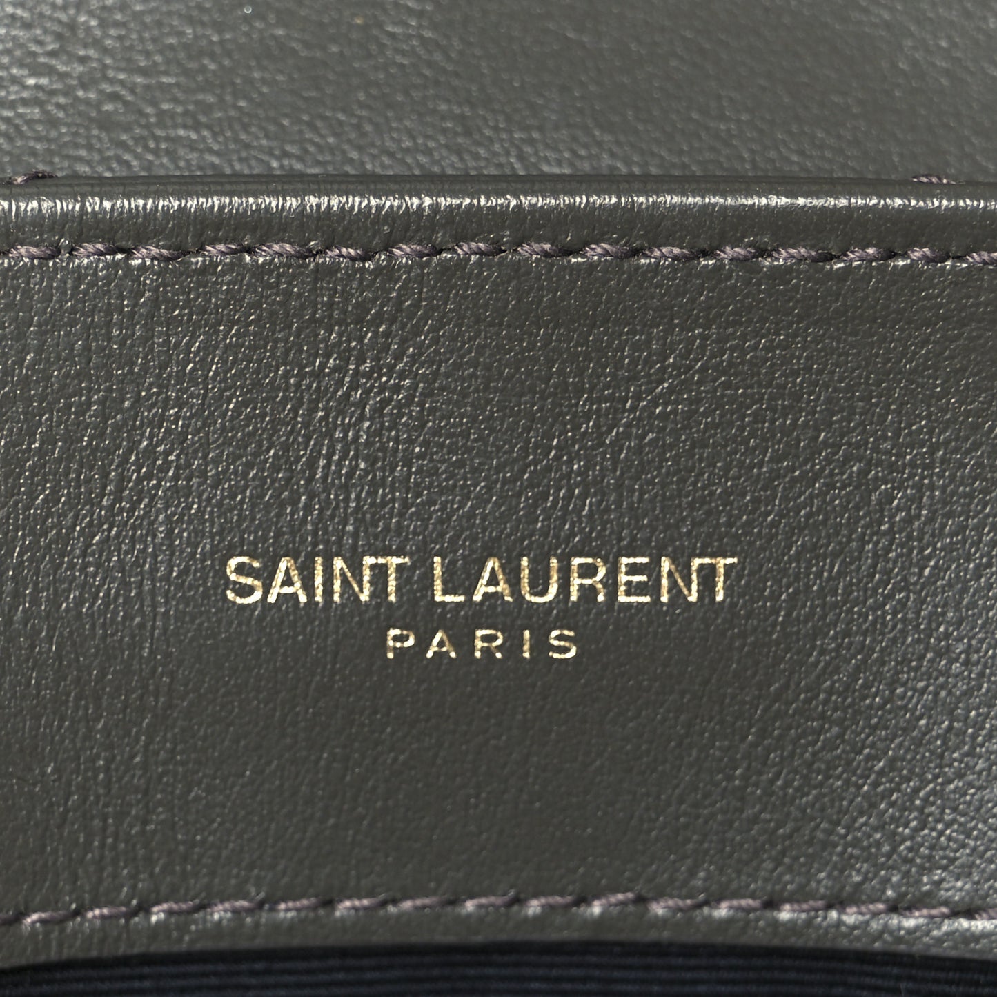 Calfskin Y Quilted Monogram Small Loulou Chain Satchel Pebble