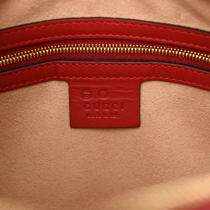 Gucci GG Supreme Monogram Blooms Small Boston Beige Blue Navy Hibiscus Red 6 of 11
