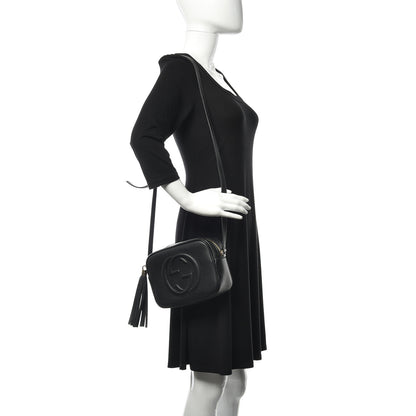 Gucci Pebbled Calfskin Small Soho Disco Bag Black 2 of 9