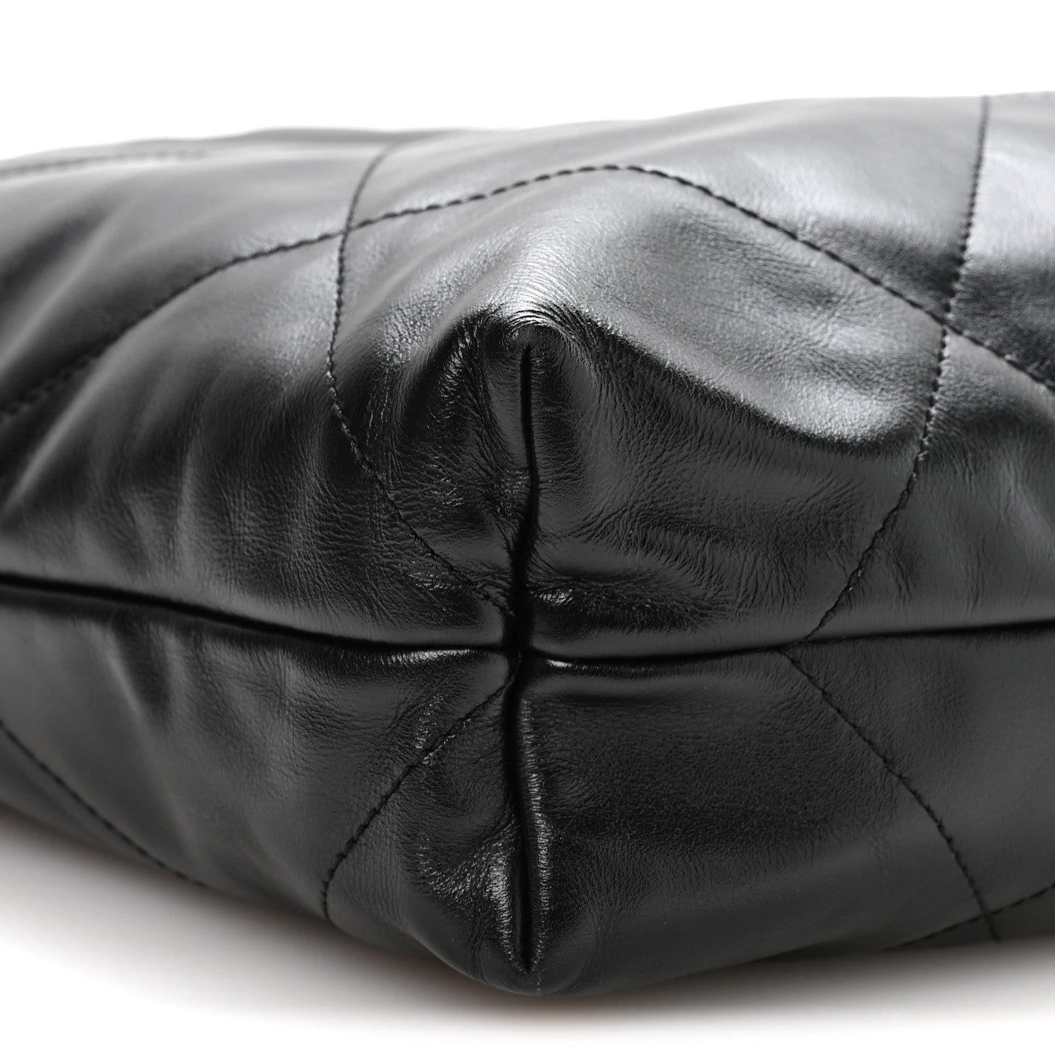 Chanel Shiny Calfskin Quilted Chanel 22 Black 9 of 10