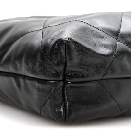 Chanel Shiny Calfskin Quilted Chanel 22 Black 9 of 10