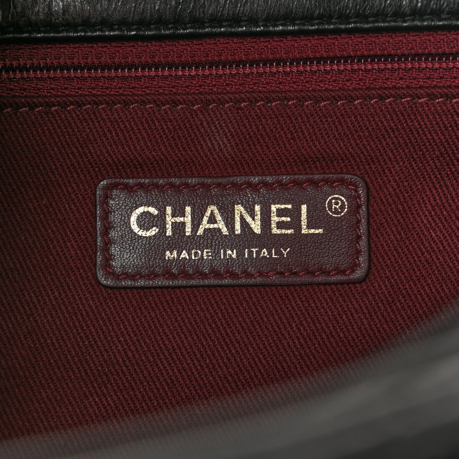 Chanel Glazed Calfskin Quilted Large Perfect Edge Flap Black 6 of 14