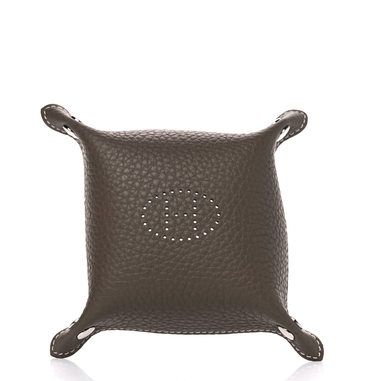 Taurillon Clemence Mini Mises et Relances Change Tray Etoupe