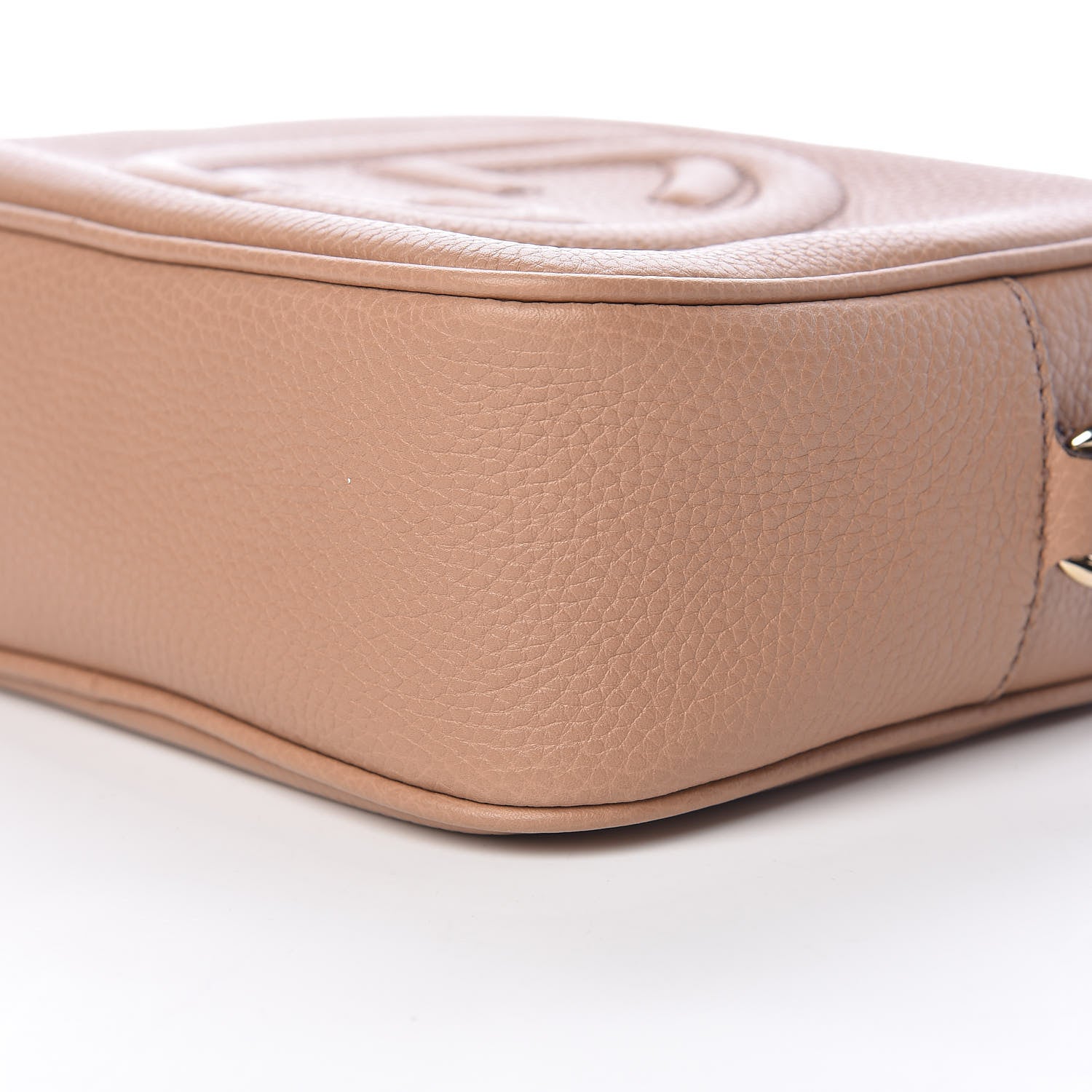 Gucci Pebbled Calfskin Small Soho Disco Bag Rose Beige 6 of 10