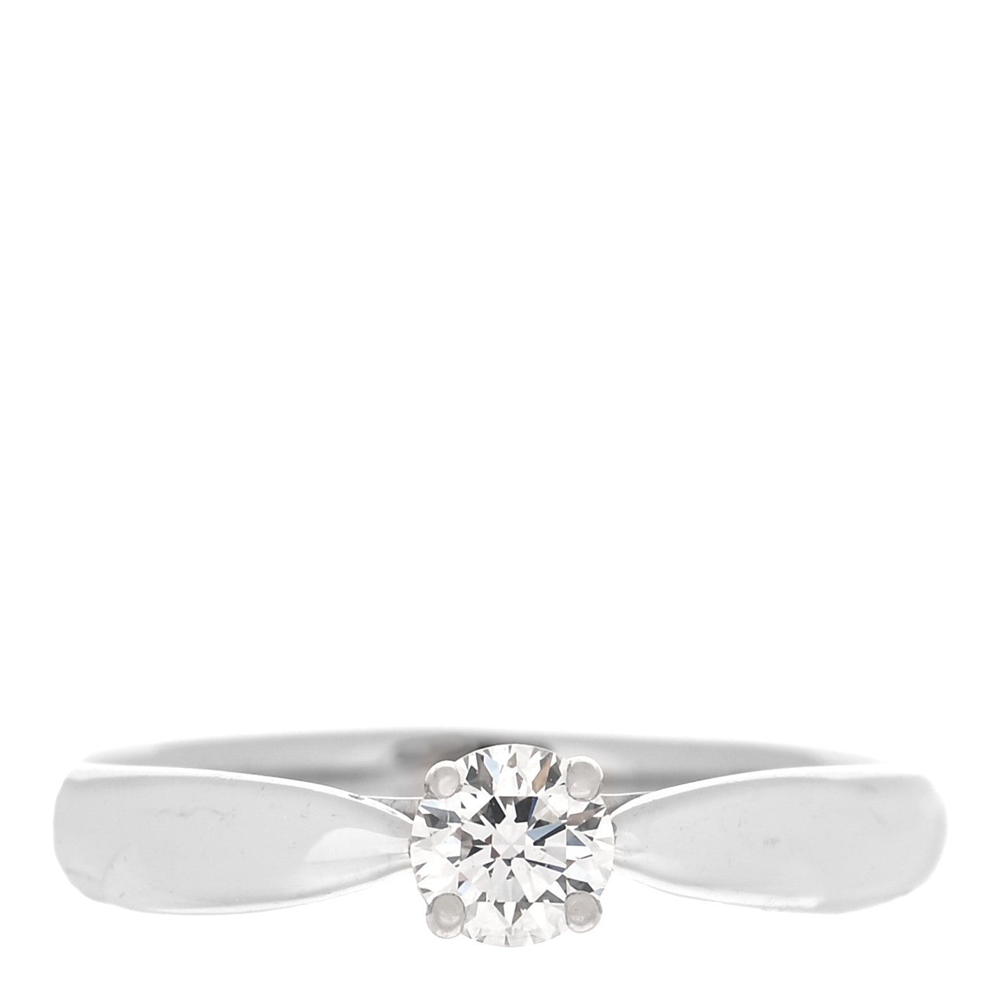 Tiffany Platinum Diamond .22ct Harmony Solitaire Engagement Ring 49 5 1 of 7