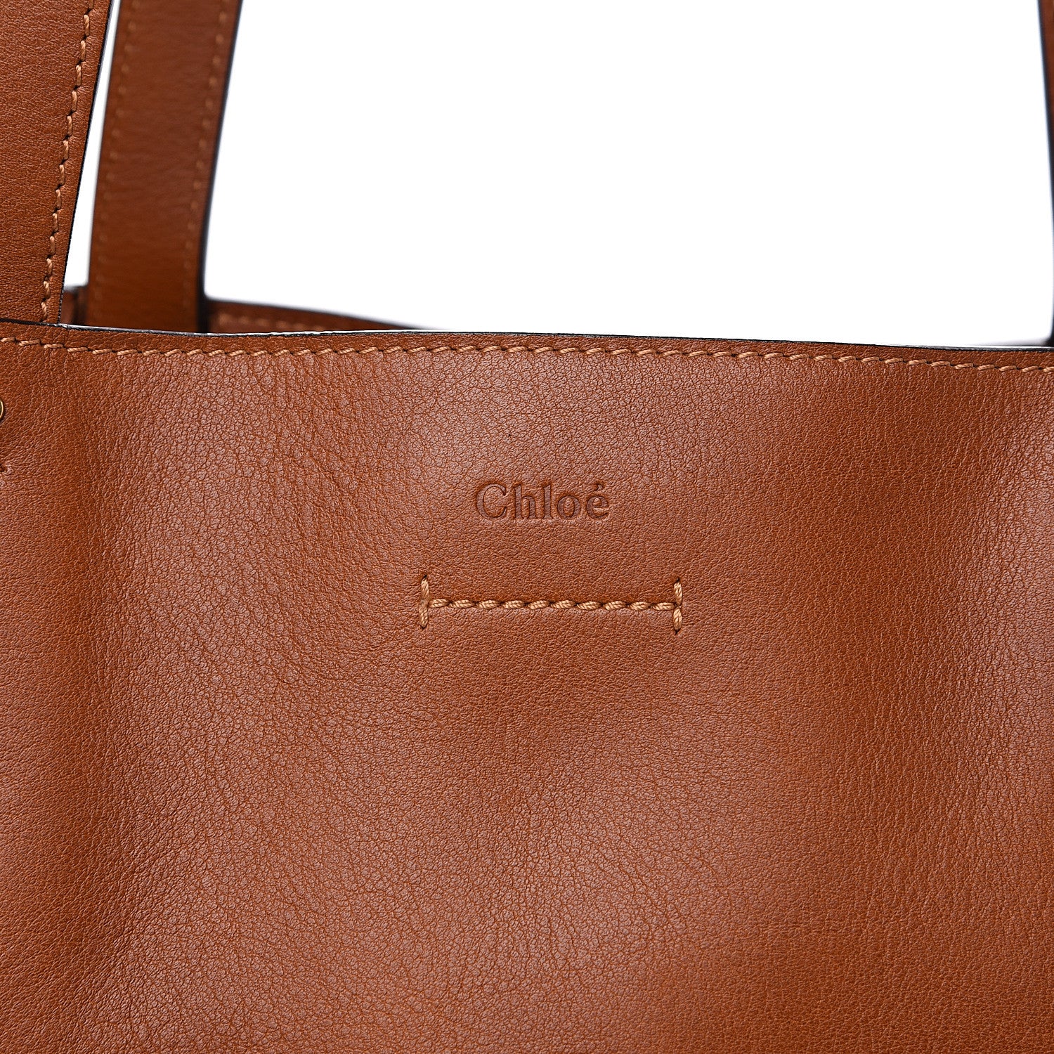 Chloe Smooth Calfskin Medium Milo Shopping Tote Caramel 10 of 10