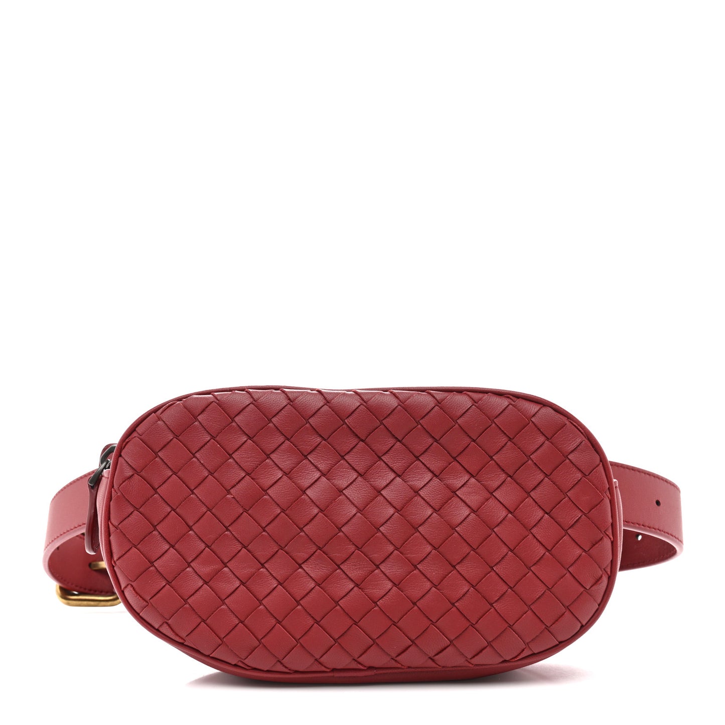 Nappa Intrecciato Belt Bag Baccara Rose
