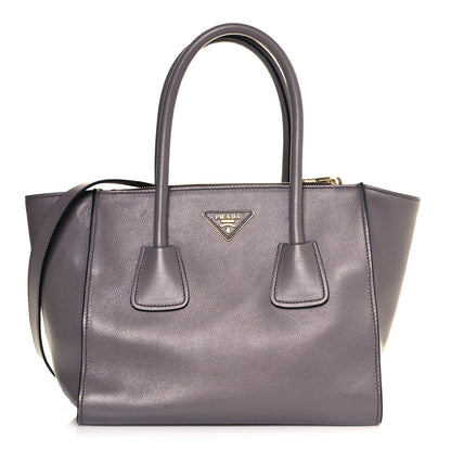 Prada Glace Calf Twin Pocket Tote Argilla 1 of 10