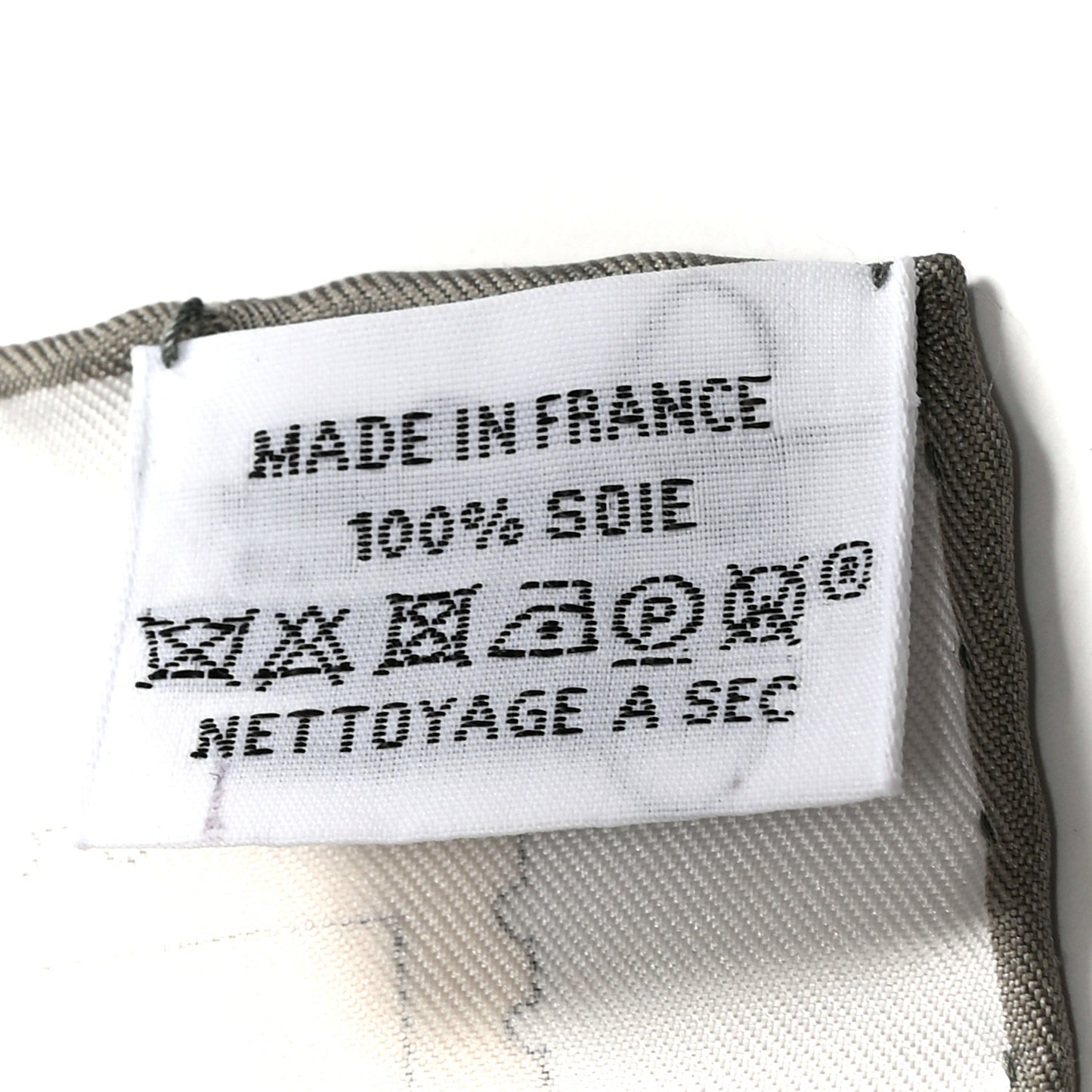Silk Le Philateliste Du Faubourg Scarf 90 Gris Parchemin White