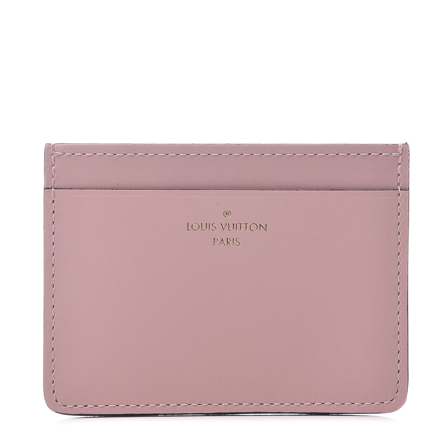 Calfskin Jeanne Wallet Card Holder Insert Rose Ballerine