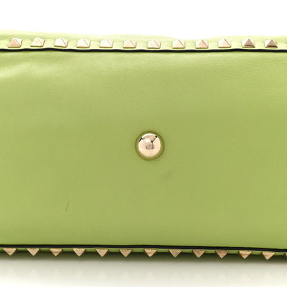 Valentino Garavani VALENTINO GARAVANI Vitello Medium Rockstud Tote Apple 10 of 16