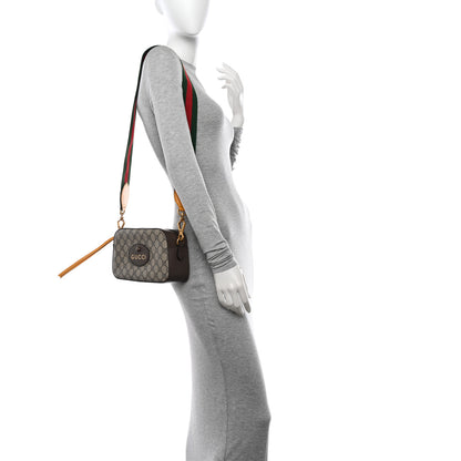 Gucci GG Supreme Monogram Web Neo Vintage Shoulder Bag Beige New Acero Crop 2 of 14