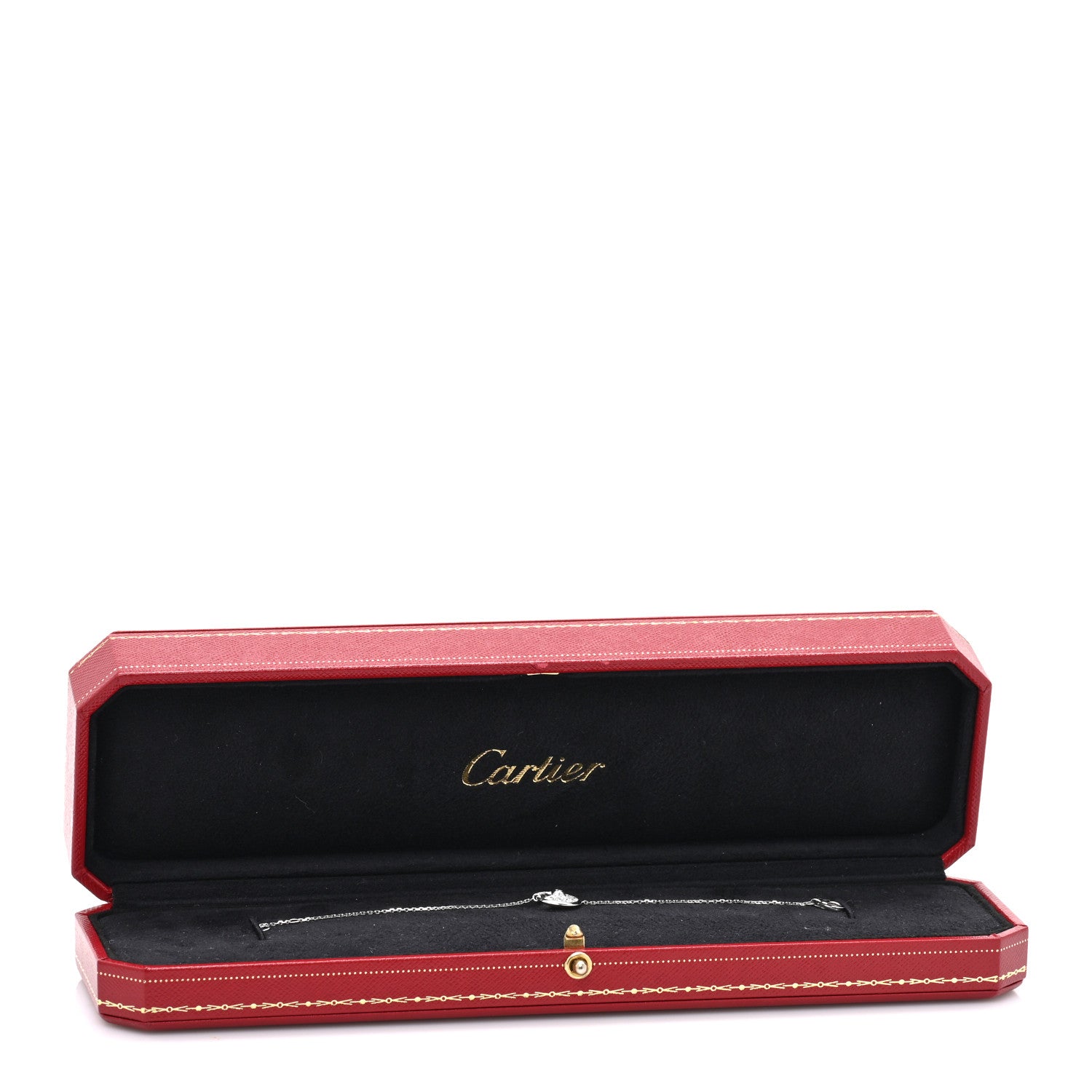 Cartier 18K White Gold Diamond XS Amulette de Cartier Bracelet 4 of 4