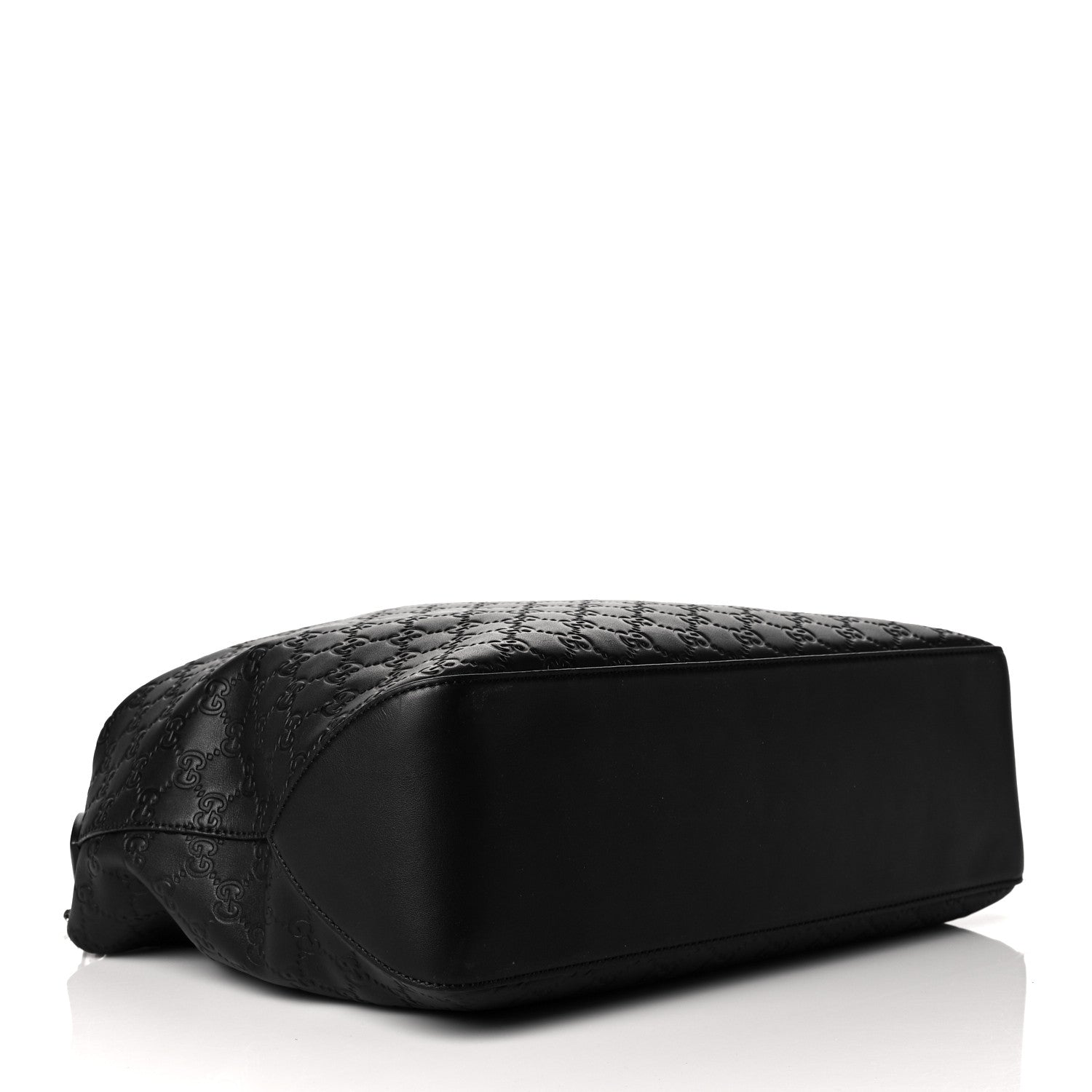 Gucci Guccissima Signature Large Linea A Hobo Black 4 of 11