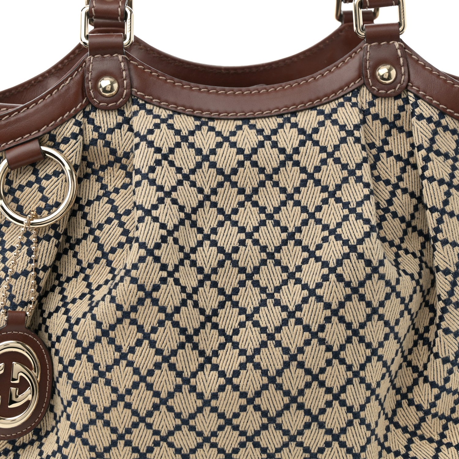 Gucci Diamante Medium Sukey Tote Brown 8 of 10