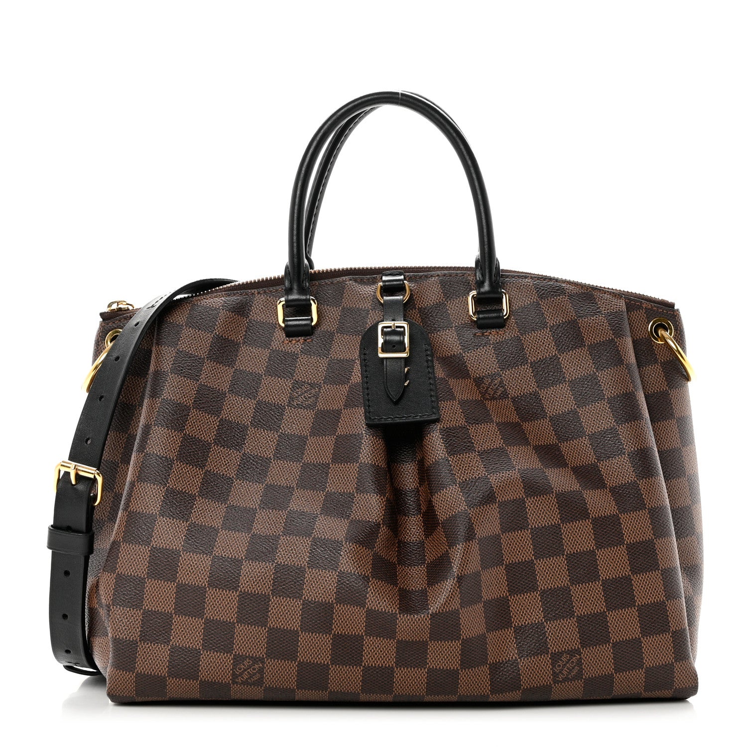 Louis Vuitton Damier Ebene Odeon Tote MM Black 1 of 8