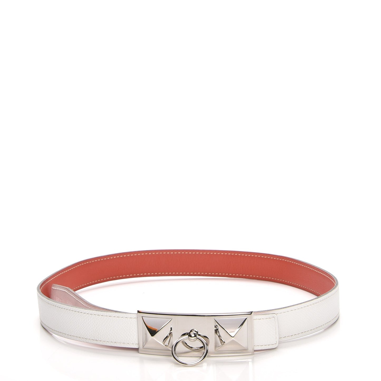 Epsom Swift 24mm Sydney Belt 80 White Rouge Corail