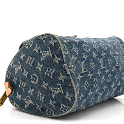 Louis Vuitton Monogram Denim Neo Speedy Blue 9 of 10