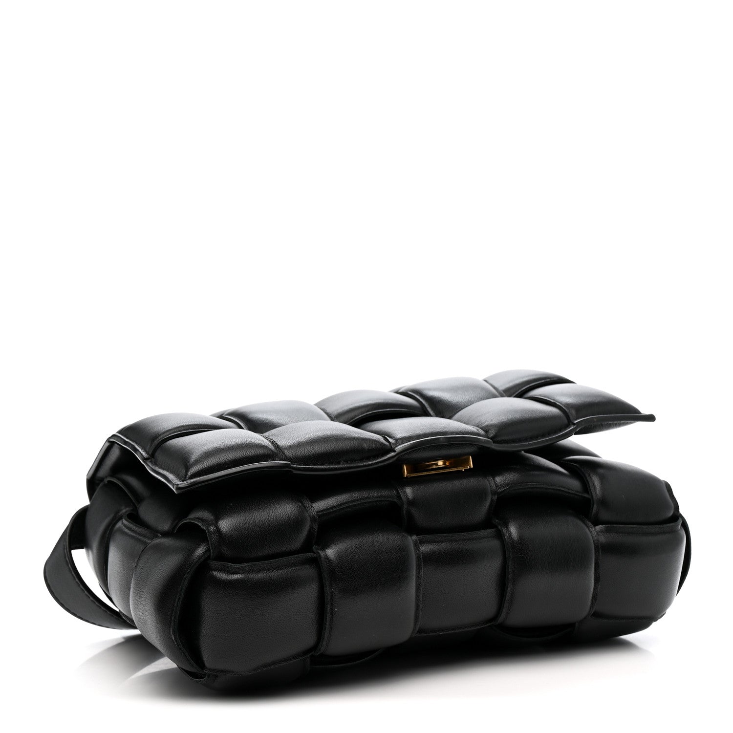 Bottega Veneta Nappa Maxi Intreccio Padded Cassette Crossbody Bag Black 4 of 11