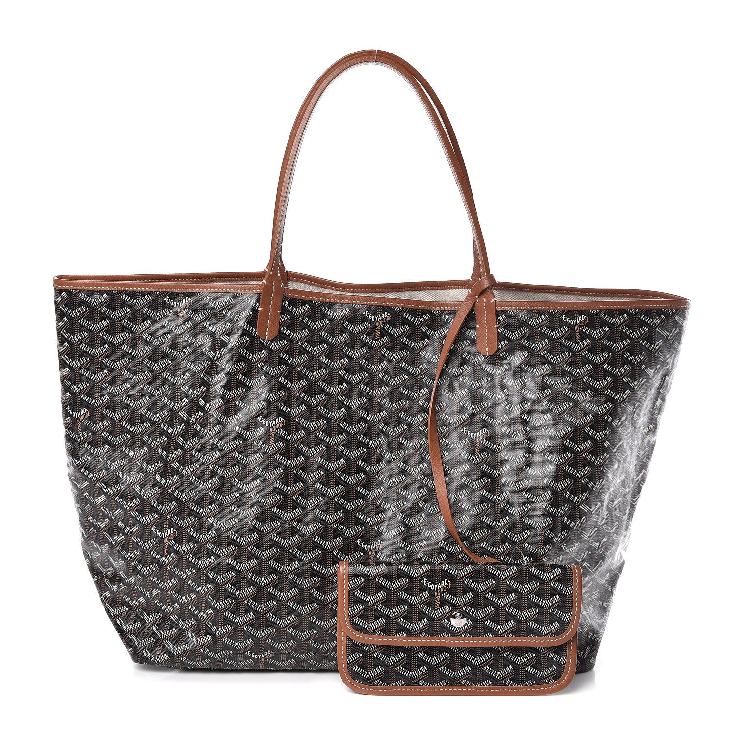 Goyard Goyardine Saint Louis GM Black Gold 1 of 10