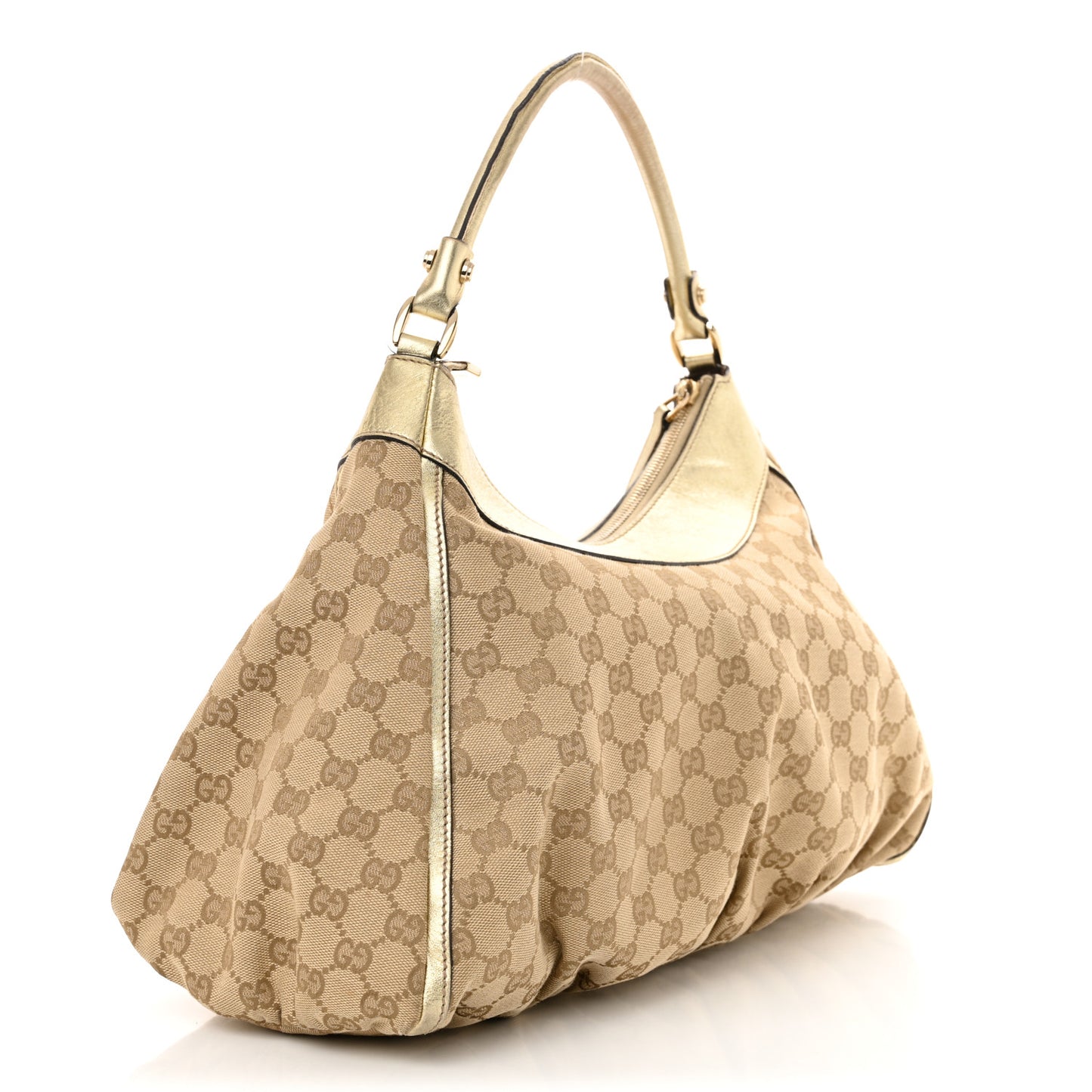 Monogram Large D Gold Hobo Gold