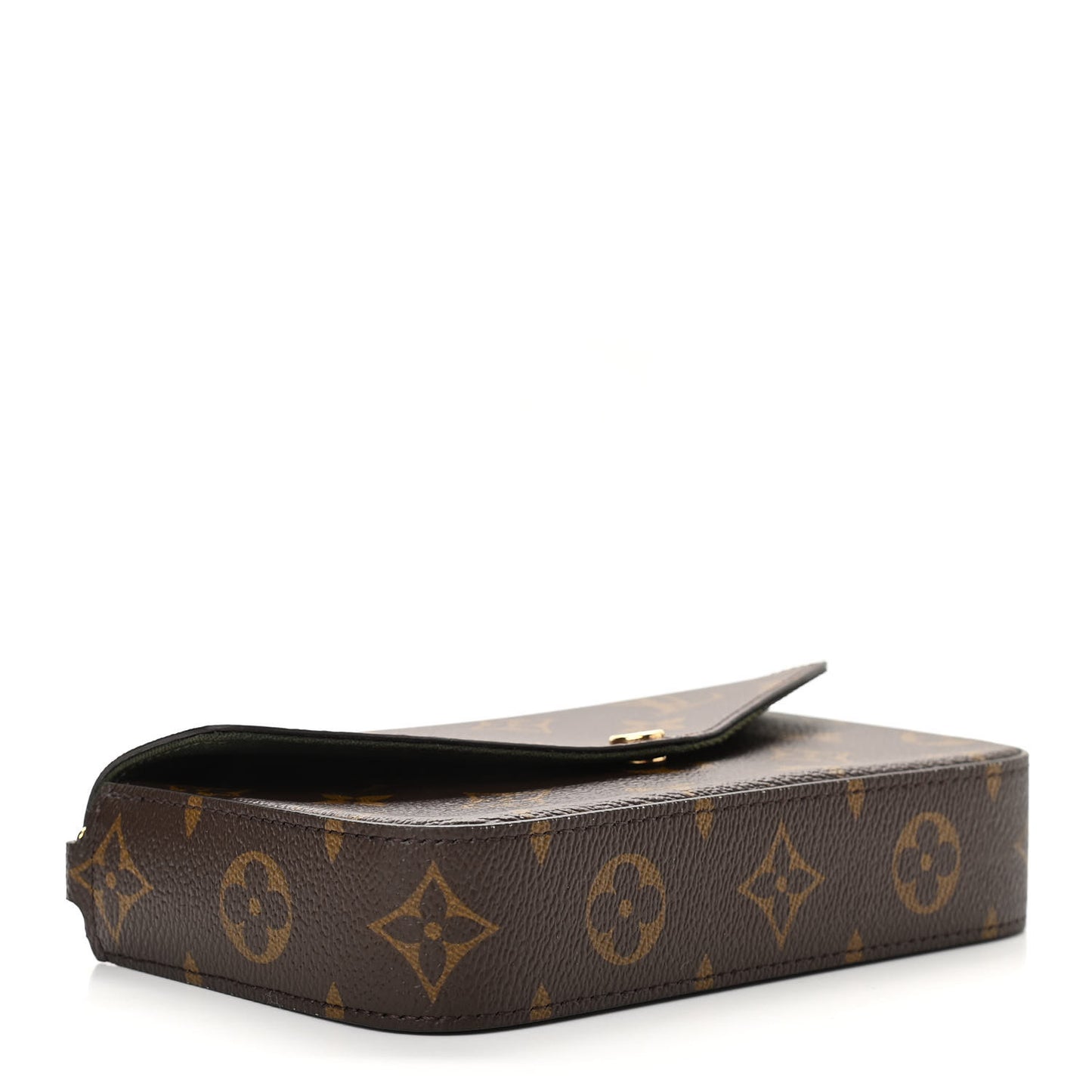 Monogram Felicie Strap & Go Kaki