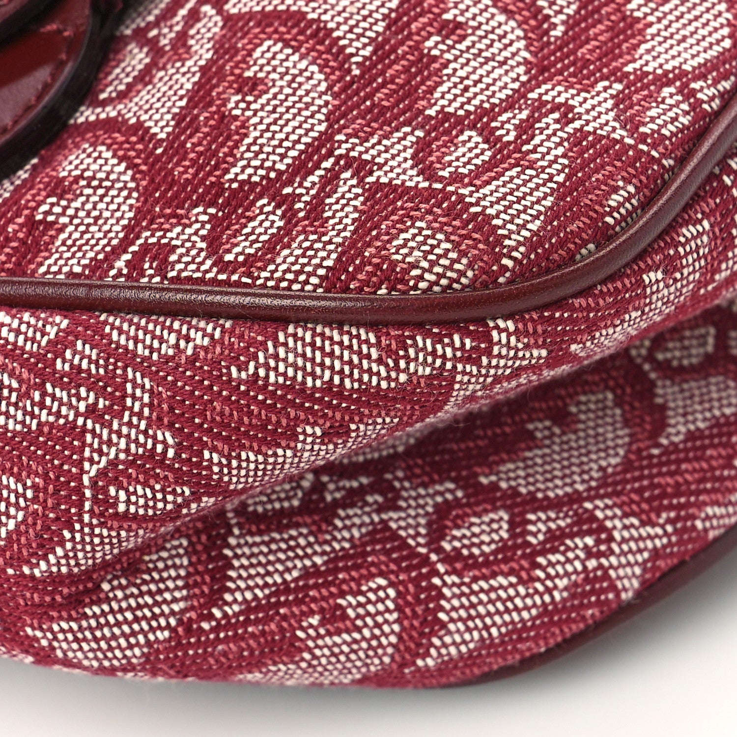 Christian Dior Monogram Messenger Bordeaux 7 of 9