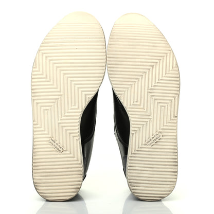 Hermes Metallic Nappa Womens Trail Sneakers 36 Black 5 of 13