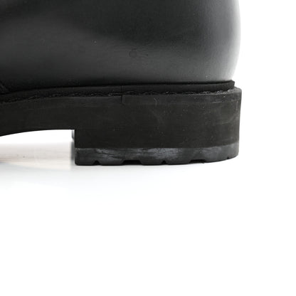 Fendi Vitello Nappa FF Embossed Tall Boots 38 Black 9 of 9