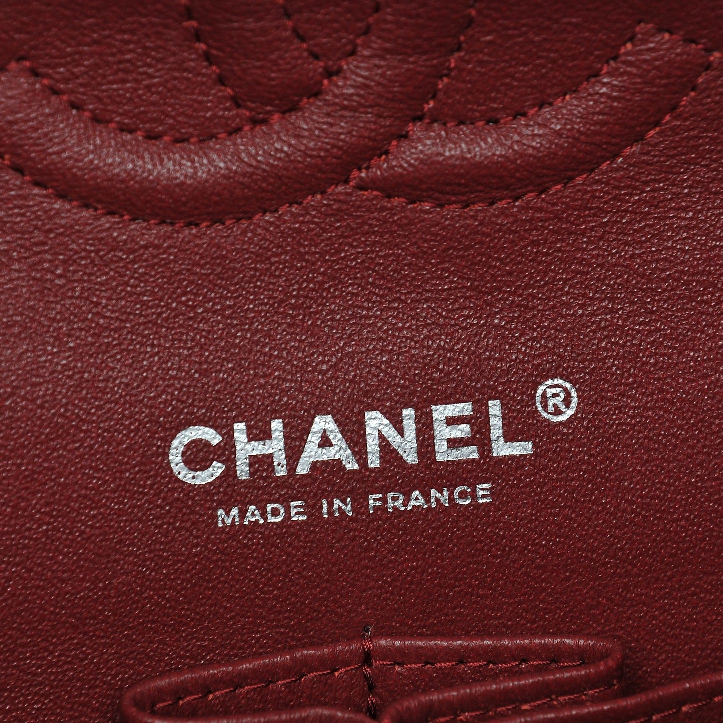 Caviar Quilted Medium Double Flap Red