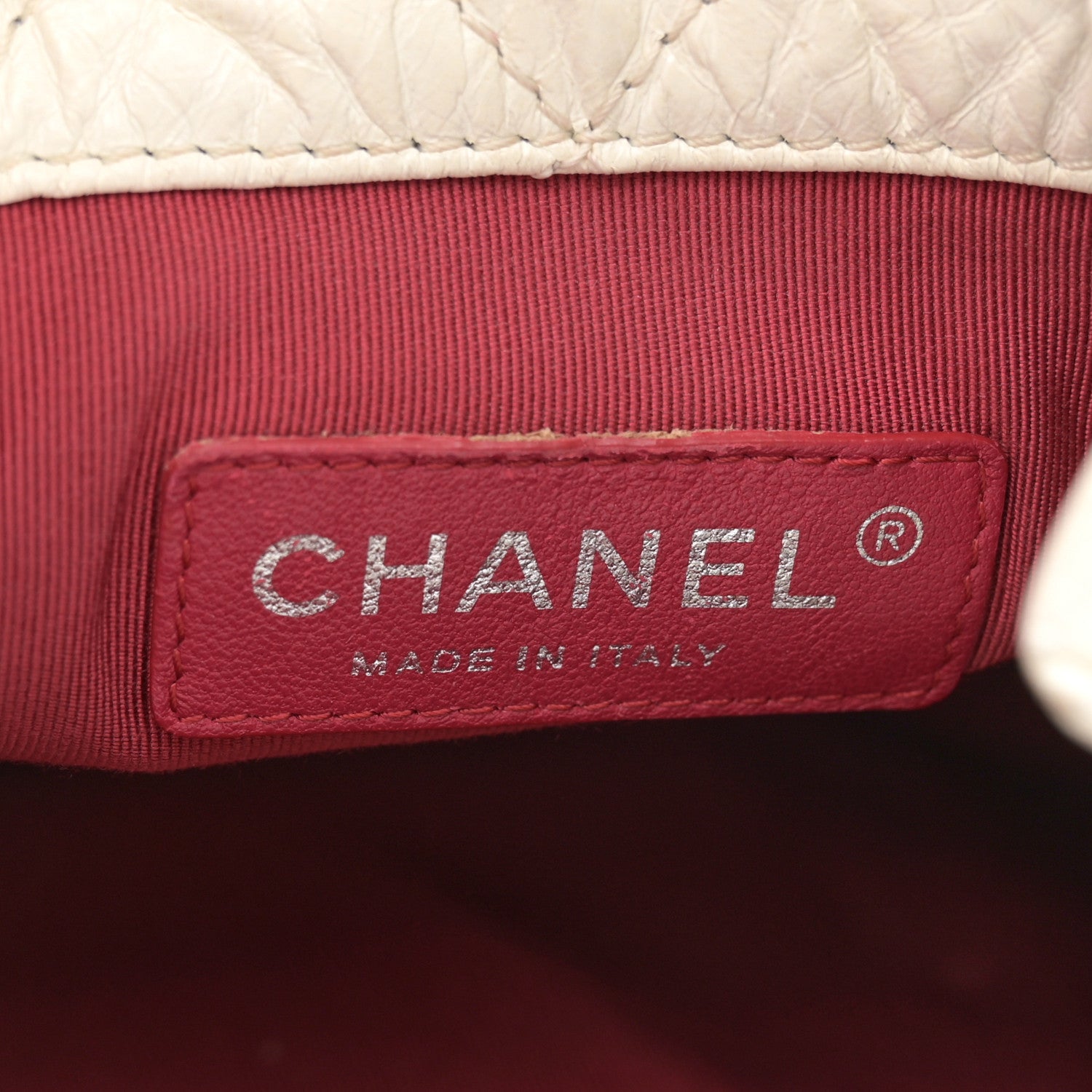 Chanel Aged Calfskin Quilted Small Gabrielle Backpack White 6 of 16