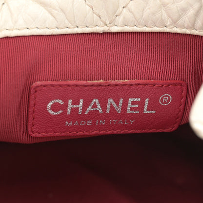 Chanel Aged Calfskin Quilted Small Gabrielle Backpack White 6 of 16
