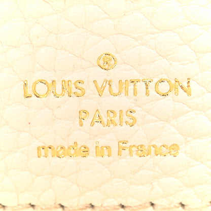 Louis Vuitton Taurillon Ayers Capucines Mini White Snow White 6 of 9